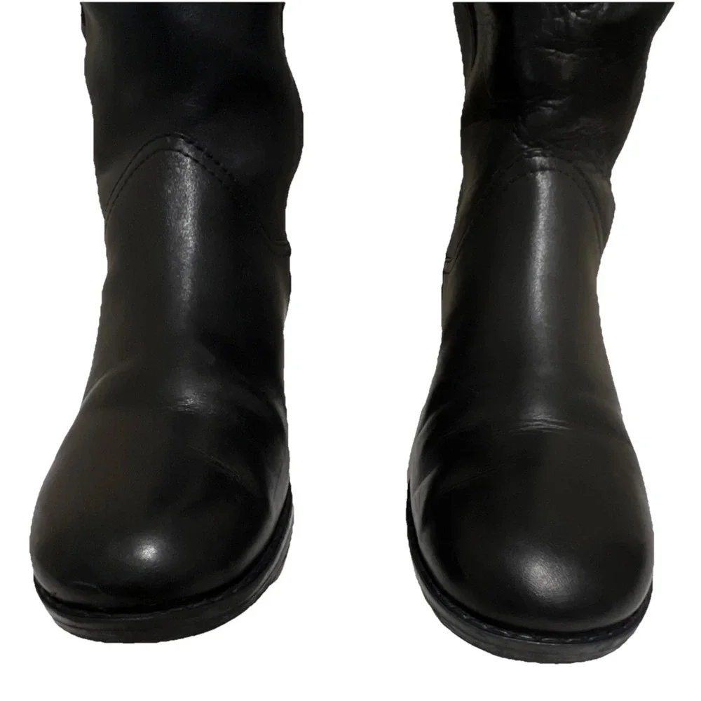 Nurture Kindall black Tall Riding Boots US Size 9.5 Leather Upper